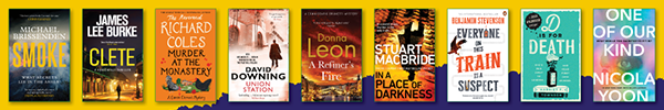 pulpfictionbks's tweet image. New Crime &amp;amp; Mystery by:
@mpbrissenden
@JamesLeeBurke
@RevRichardColes
#DavidDowning
#DonnaLeon
@StuartMacBride
#BenjaminStevenson
@HarrietEvans
@NicolaYoon
… and many more!