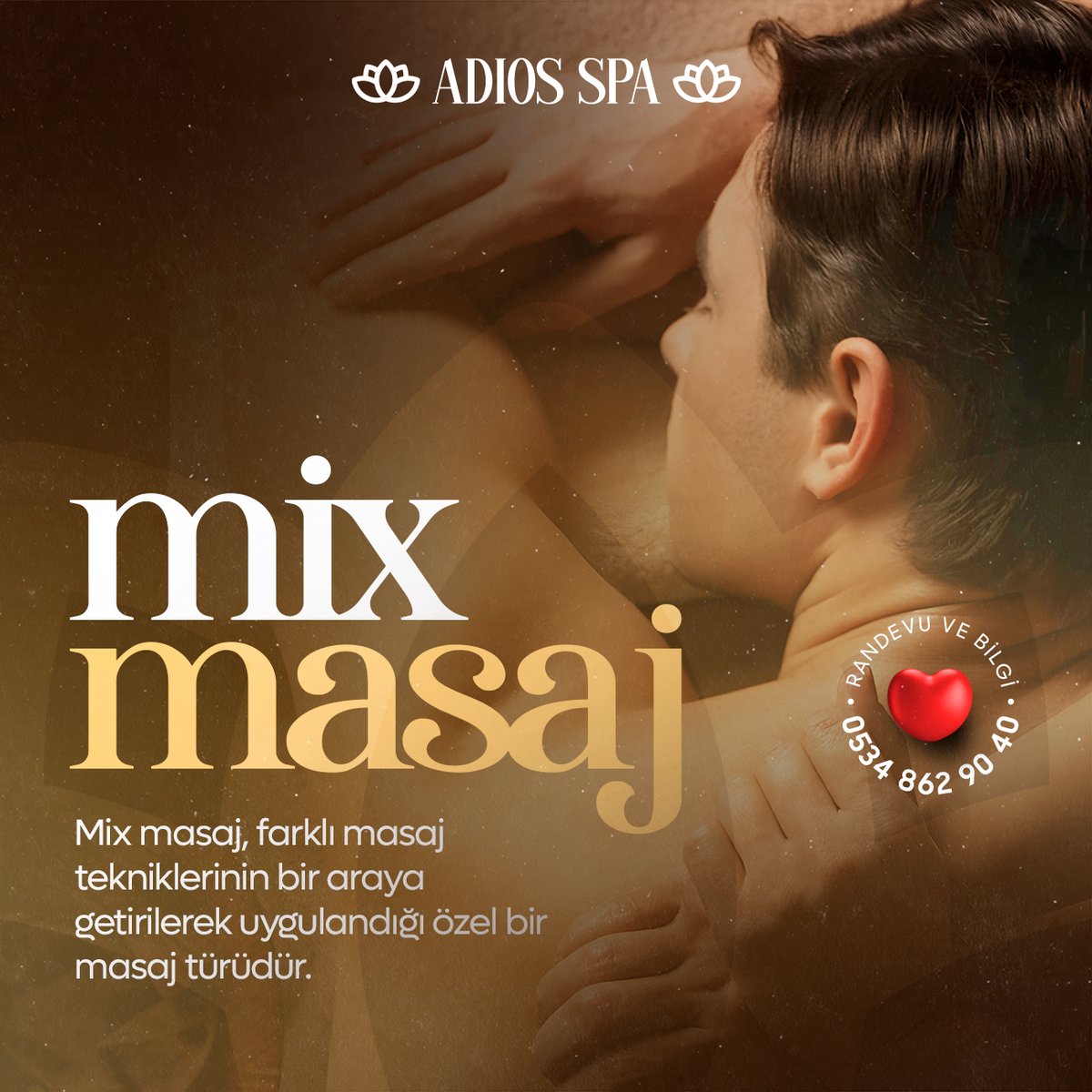 adiosmasaj's tweet photo. ✨ Mix Masajın Faydaları:

-Kas gerginliğini azaltır
-Kan dolaşımını artırır
-Stresi ve anksiyeteyi hafifletir
-Enerji seviyenizi yükseltir

📞 Randevu ve Bilgi İçin: 0534 862 90 40 https://t.co/X4BvDpwvIp