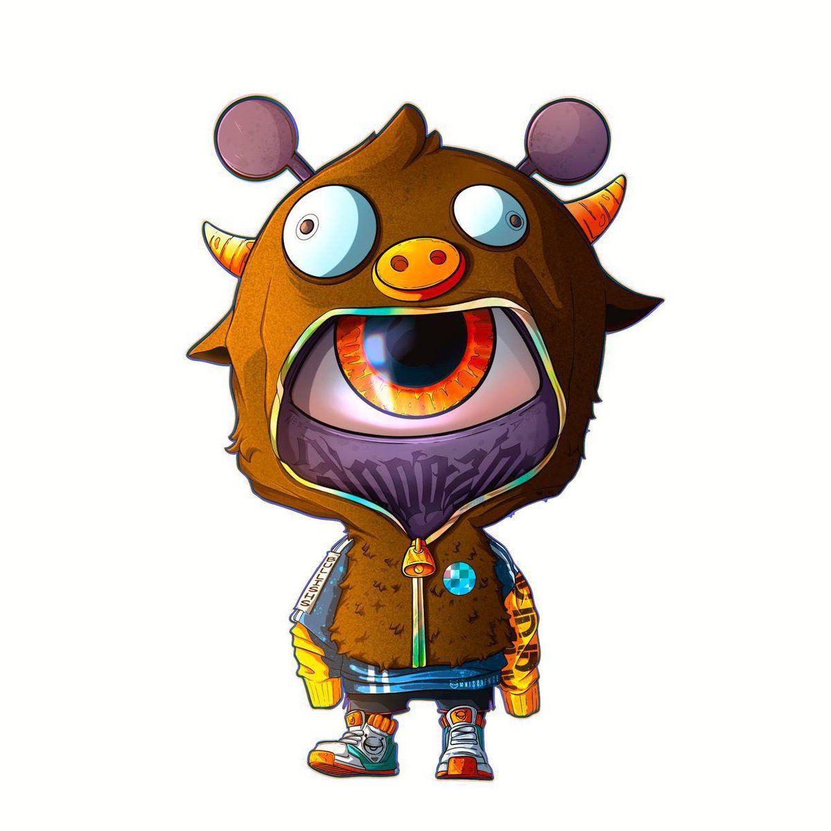 After our initial early collab with the friends over at @LIKWID_MEME 

🐂Let us introduce you our new partners from <a href="/bullishs_io/">bullishs.io🐂</a> 

😻Just take a look at their stunning 1/1 personalized graphic...