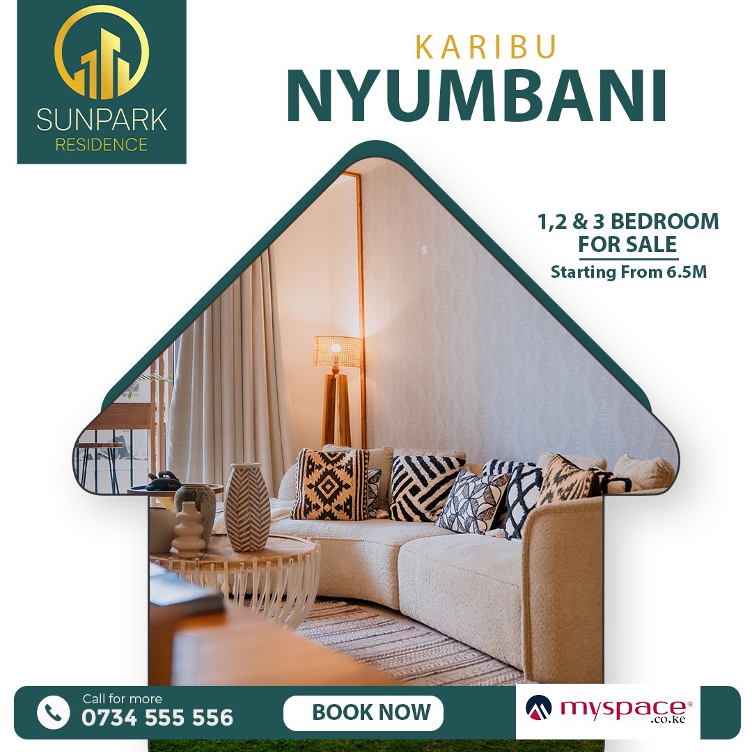 Discover Your Dream Home in Syokimau!

We are excited to announce that we have beautiful houses for sale in Syokimau. Explore our range of 1, 2, and 3-bedroom homes, perfect for families of all sizes. Visit us today and find your ideal home in this vibrant community!
#dreamhome
