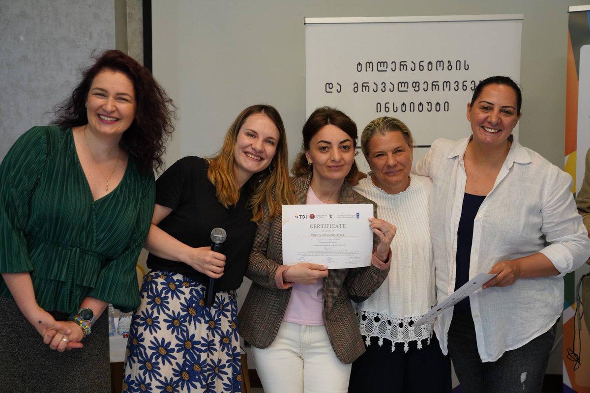 Georgia’s first-ever internationally certified course on #FreedomOfReligion is now on! 

40+ representatives from public agencies, academia, media &amp; religious organizations joined a 3-month learning journey.

🤝<a href="/NorwayMFA/">Norway MFA</a>
🤝<a href="/TDI_Georgia/">Tolerance&Diversity Institute</a>
🇺🇳🇳🇴#PartnersAtCore

#HumanRights
