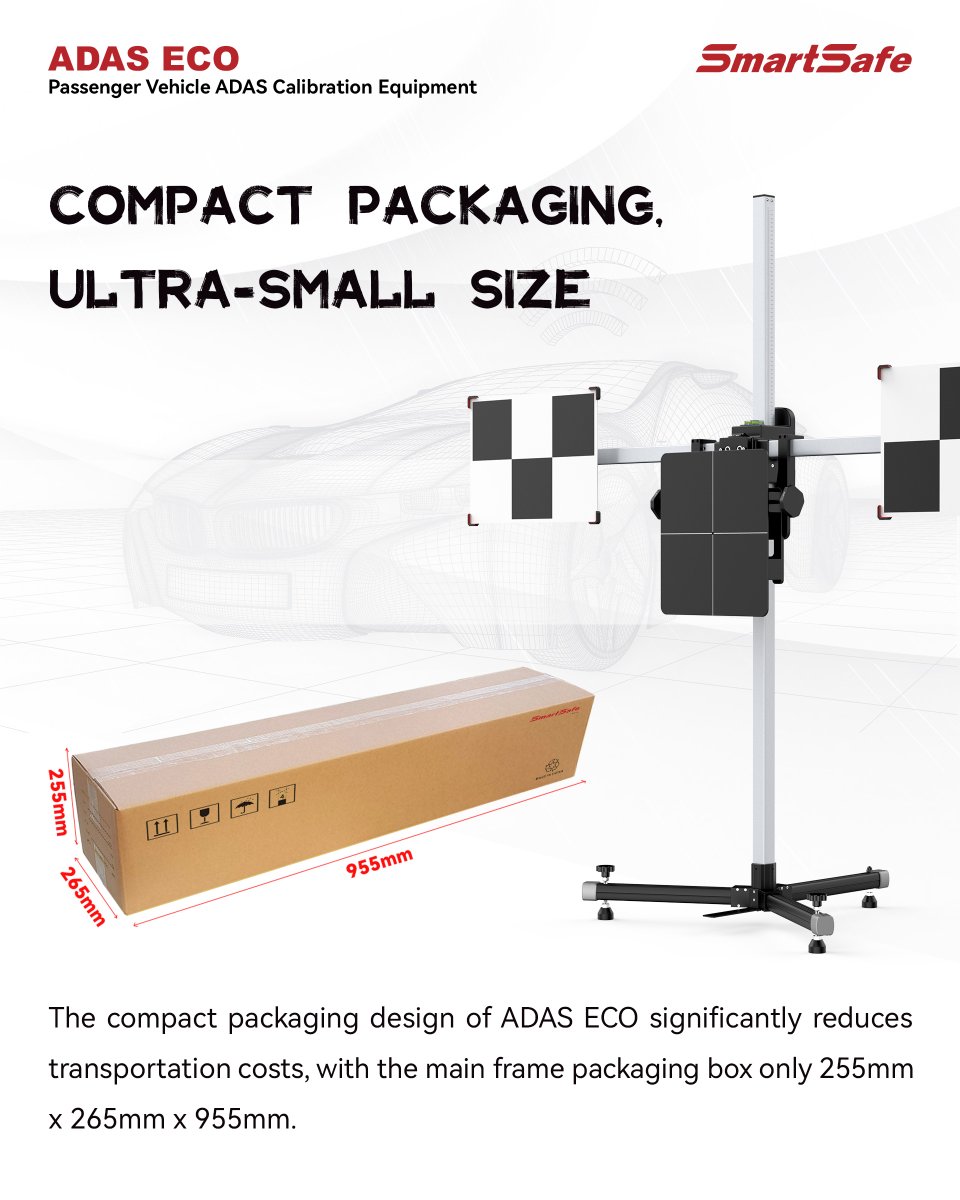 SmartSafe7's tweet photo. ADAS ECO is an economical passenger vehicle ADAS calibration device, supporting calibration for six major systems: LDW, ACC, AVM, NVS, BSD, and RCW. 
#adas #adascalibration #ldw #acc #avm #nvs #bsd #rcw #adascalibrationtool https://t.co/kN6d0Vphn5