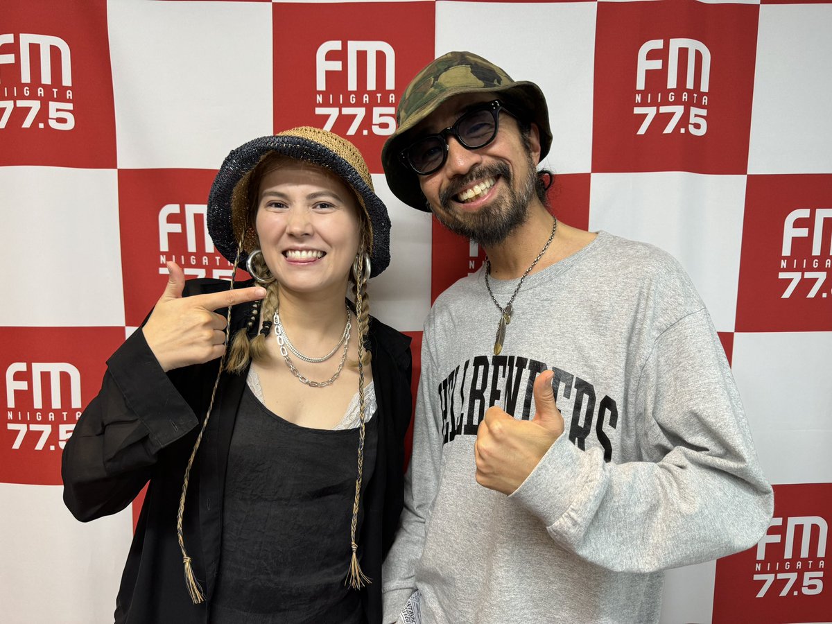 久しぶりに🎙️

帰って来たぁ🤩🌈
<a href="/FMNIIGATA/">FM-NIIGATA</a> 

この夏が楽しみ🥳👍🔥

<a href="/_imGAGA/">Mika Walker</a> <a href="/djyagi0703/">DJ YAGI</a>

#fm775
#fm新潟
