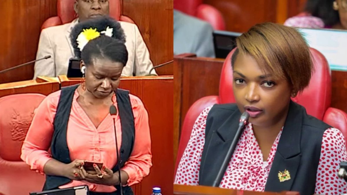 Kenyans compare ODM Nominated Senator Crystal Asige and UDA Nominated Senator Karen Nyamu.

Watch and be the judge👇👇
