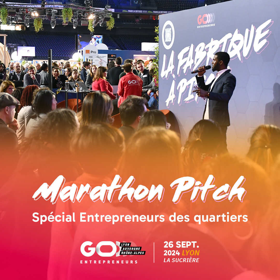 Ça va pitcher ! 📣

Participez au Marathon Pitch de #GoEntrepreneurs Lyon Auvergne-Rhône-Alpes 🗣

📅 Candidatez jusqu'au 21 août  👉 form.dragnsurvey.com/survey/r/70be0…