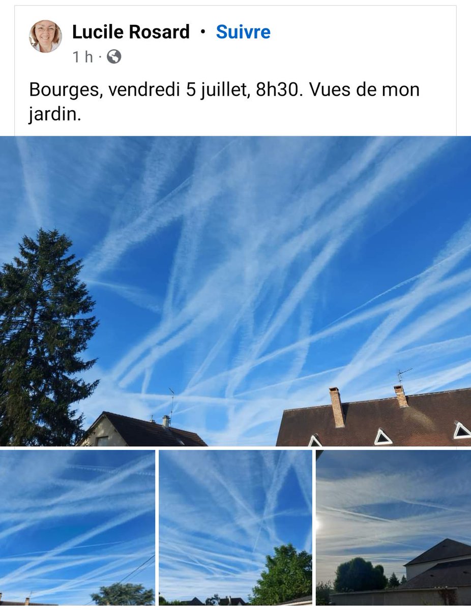 DManon10's tweet photo. Et on trouve ce ciel normal...
#chemtrails #modificationduclimat https://t.co/pPQcxA7SKU