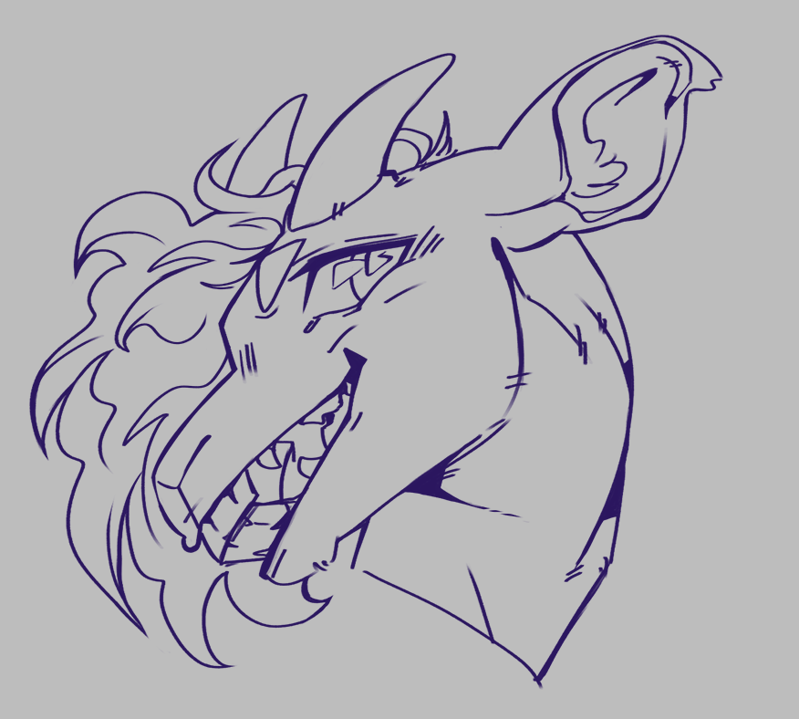 Sesh_Mesh's tweet photo. Haha me with my goat fursona and horses. Tho the way I like to draw teeth is not full on predator denture, but more like how horses have it, but I make the fangs slightly longer and sharper. https://t.co/rXkqqTy3Nf