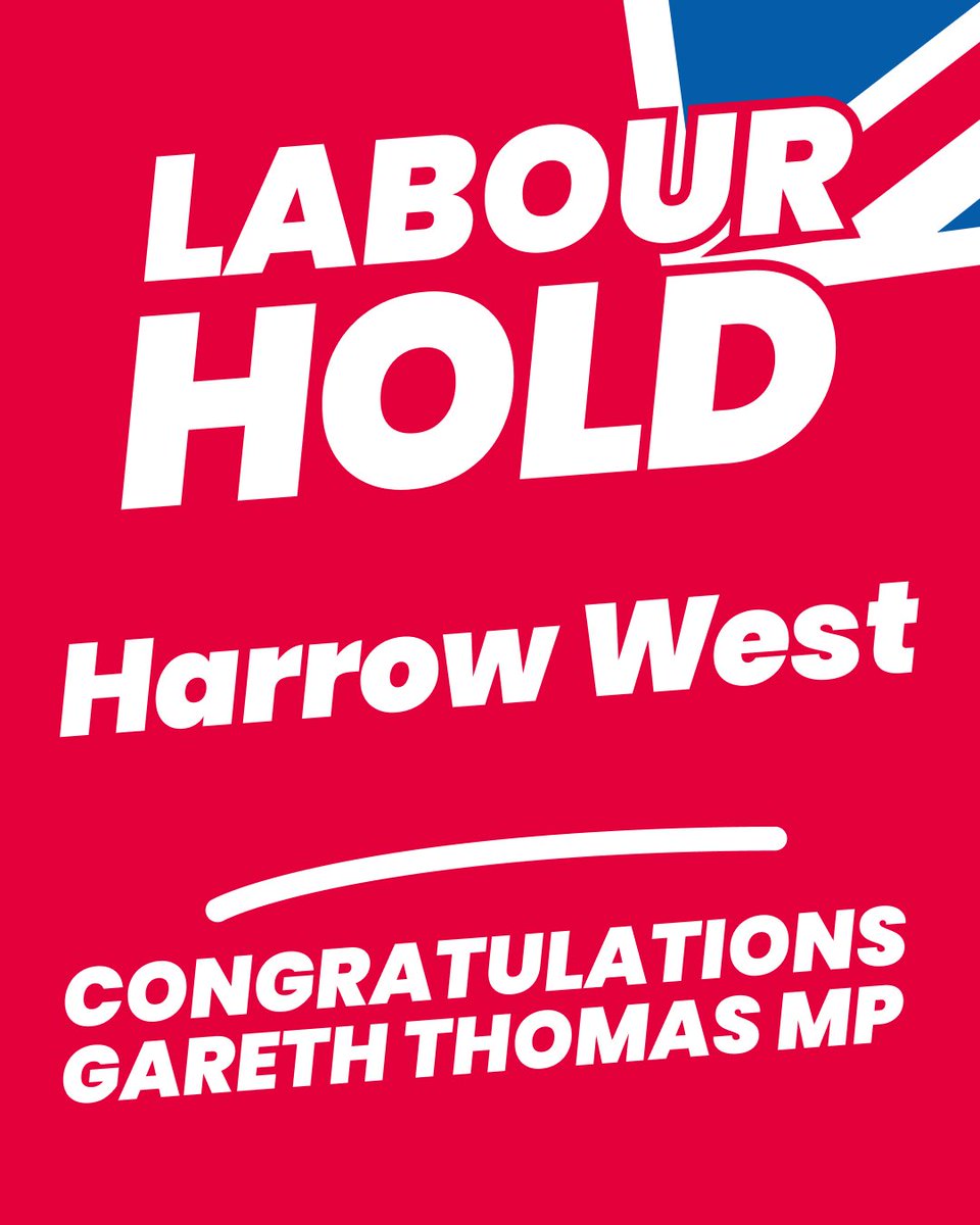 It’s the honour of my life to serve as the MP for Harrow West.

Thank you to my amazing campaign team &amp; all those who’ve supported me.

Most of all thanks to the people of Harrow West for the trust they’ve again placed in me. Together we can make a better future for Harrow.