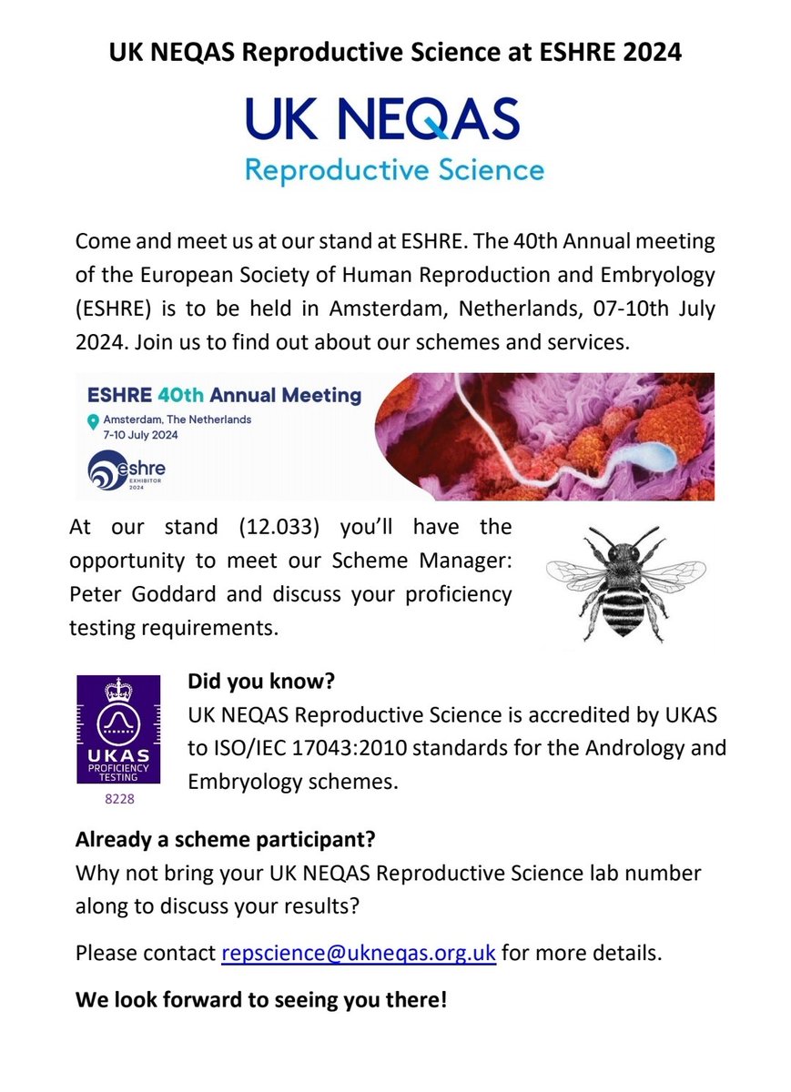 UK NEQAS Reproductive Science tweet media