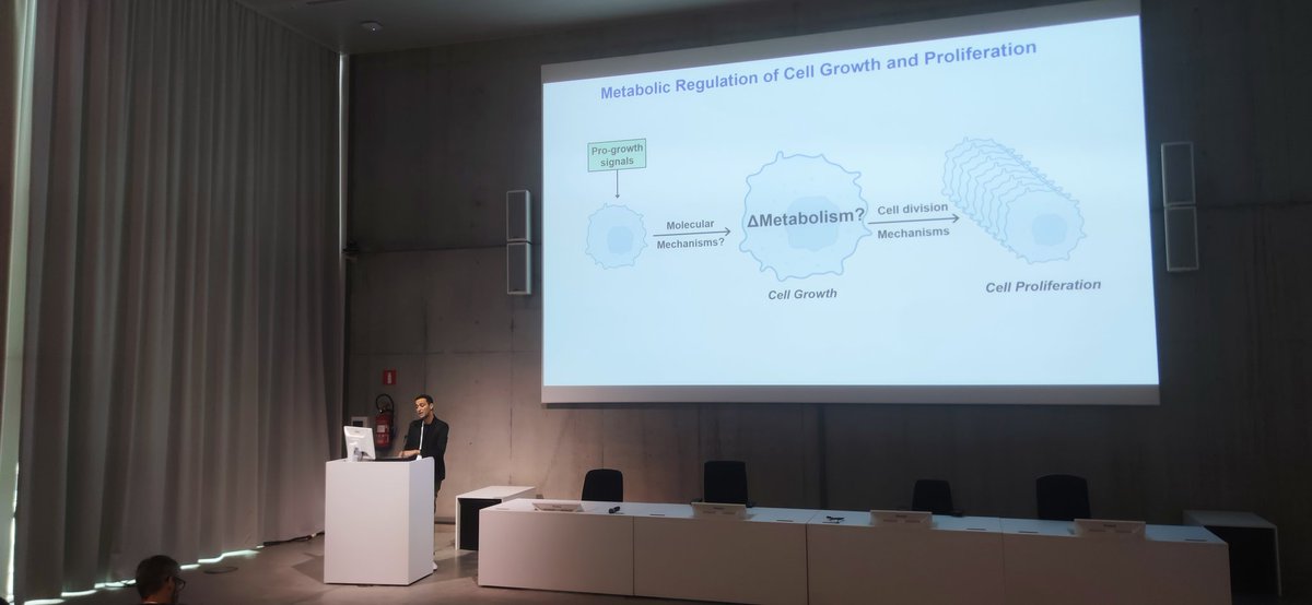 ISCaM_Society's tweet image. Coming up, @bensahralab on cell growth control by nucleotide metabolism #ISCaM2024
