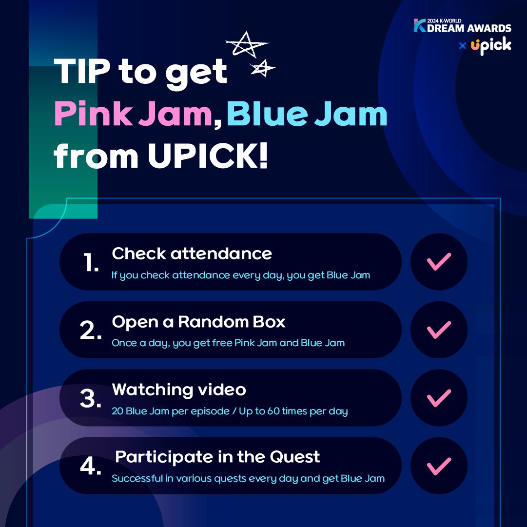UPICK_twt's tweet image. &amp;gt;&amp;gt;🏆2024 K-WORLD DREAM AWARDS🏆 - Group Popularity Award (Boy, Girl) &amp;lt;&amp;lt;
Voting date and voting method!

#UPICK #2024KWDA

🗓️7/18 12PM ~ 8/8 3PM KST
🎁 2024 KWDA [Boy Group Popularity Award] Awarded
🎁 2024 KWDA [Girl Group Popularity Award] Awarded

✔ ️ After signing up for…