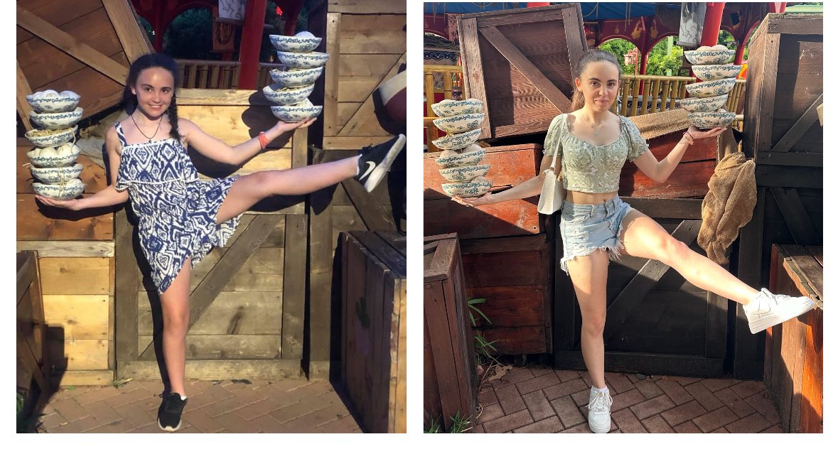 KLogan1977's tweet image. 5 years ago today v this time last week in Gardaland.
She May be a Gymnastics coach now but seem to have lost some of that flexibility!!