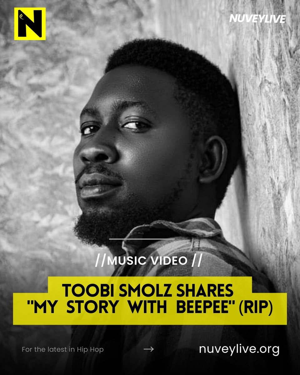 NuveyLive's tweet photo. #BeePeeStory By @ToobiSMOLZ explores his friendship with the late #BeePee who passed away at the beginning of this year. Toobi says Bernard  really had so much passion for music. 

▶️https://t.co/NRw8rL5a49 https://t.co/dtFMiRMpf1