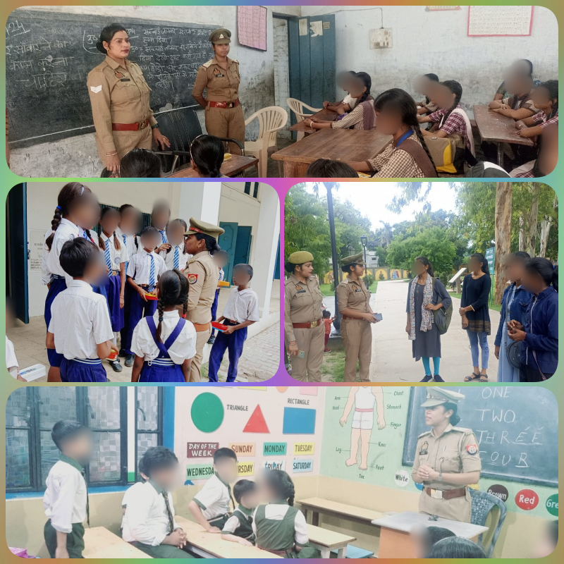 पुलिस उपायुक्त नगर के कुशल पर्यवेक्षण में #शक्ति_दीदी_अभियान के तहत महिला सशक्तिकरण हेतु नगर जोन के समस्त थानों द्वारा क्षेत्र में चौपाल लगाकर एवं सार्वजनिक स्थानों पर जाकर महिलाओं/बालिकाओं को अभियान से सम्बन्धित विषयों की जानकारी देकर जागरूक किया। #ShePoweredUPP #WomenEmpowermet