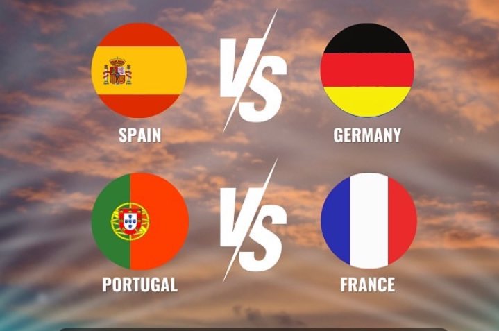 *TONIGHT*- Blues look a shadow of their former selves…..reds look unstoppable…..but we wait to see if thats the semi final… tonight the blues or Les Bleus face Portugal after dominant Spain face Germany both live on our big screen……open 12-11:30#quarterfinaltime #fridaynight
