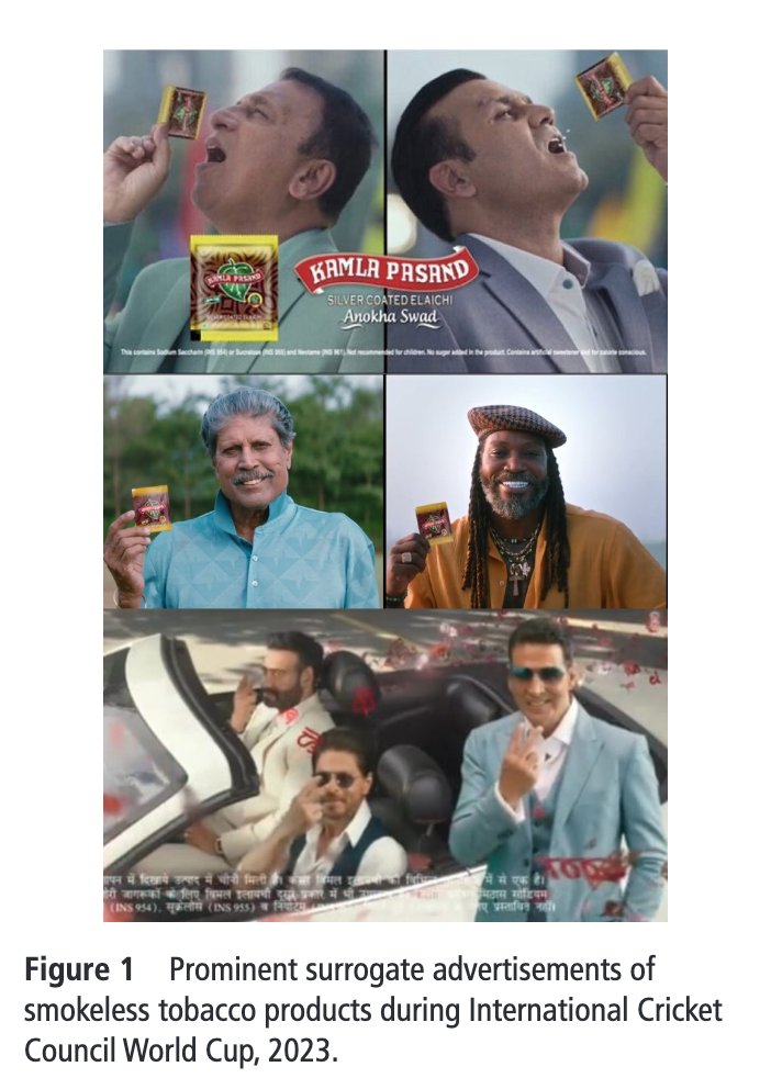 Latest News: ICC’s Cricket World Cup 2023 and the dirty game of surrogate advertisements of smokeless tobacco. bit.ly/4bYcfp4 <a href="/prashantks/">prashant</a> <a href="/ayadav24/">Amit Yadav, PhD 🇮🇳</a>