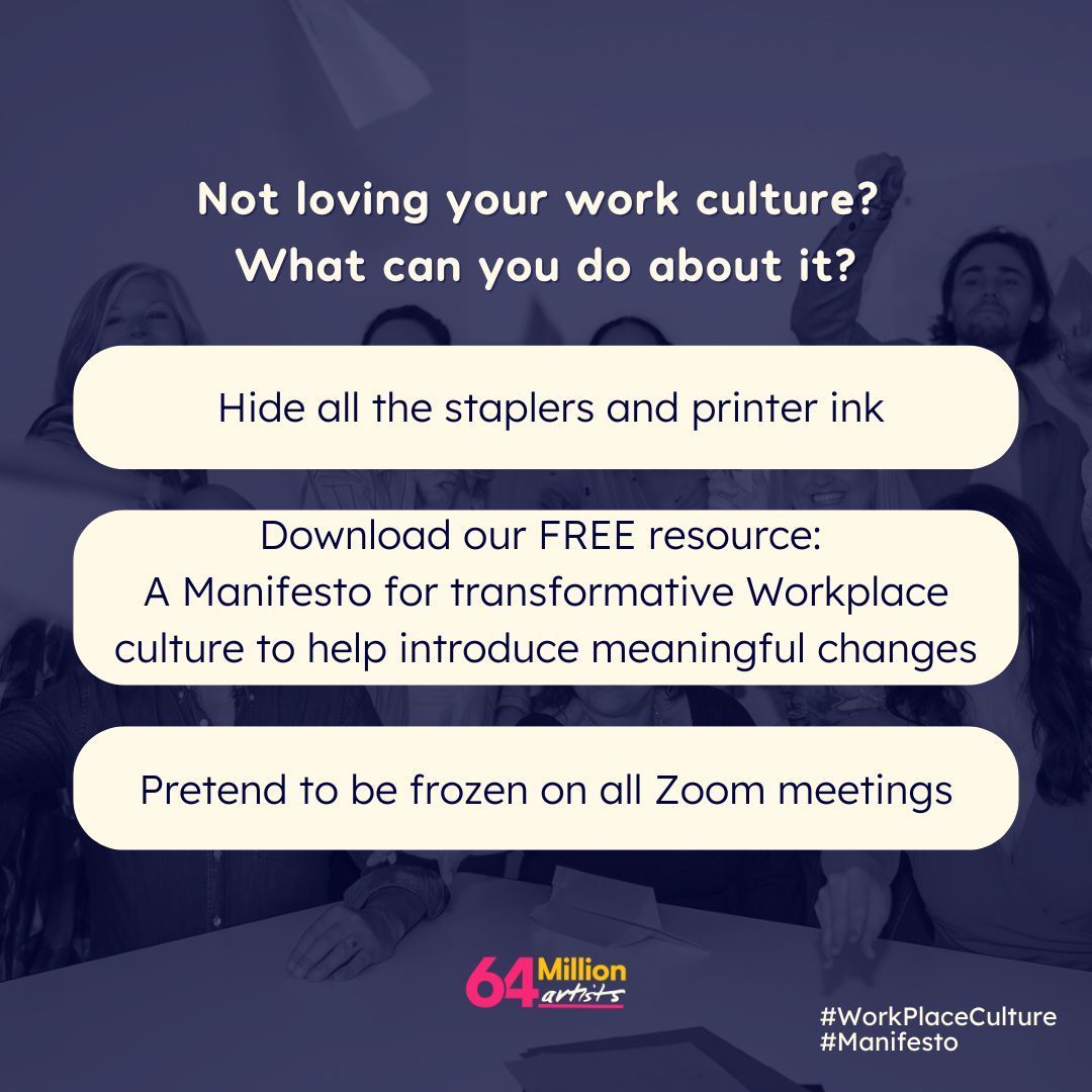 '90% of UK workers are unhappy at work.' - Gallup 2023

We believe everyone deserves a joyful workplace. Discover our FREE resource with 10 simple steps to transform your work culture. Let’s create a happier, more inspiring place to work! 🌟

🔗buff.ly/3L0mj5C