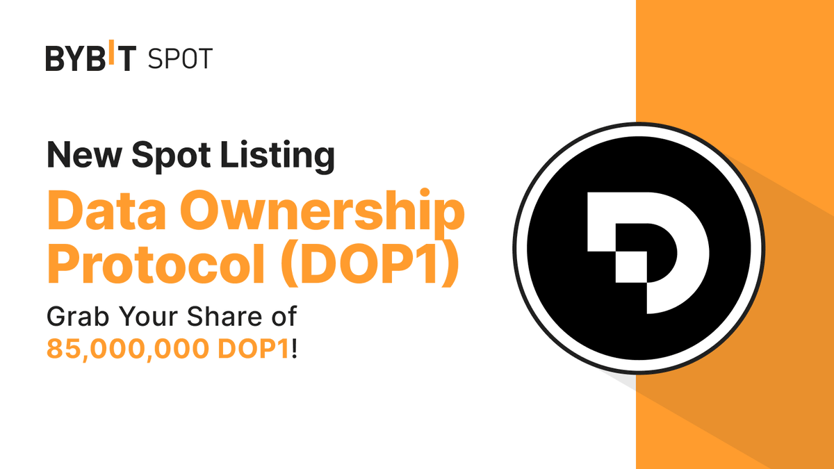 Bybit_Official's tweet photo. 📣 $DOP1 is Officially listed on #BybitSpot Adventure Zone with Spot Grid Bots function available! @dop_org

Deposit &amp; Trade $DOP1 to share from the 85M $DOP1 Prize Pool!

🌐 Learn More: https://t.co/ARIixWuKMs
📈 Trade Now: https://t.co/q060cIKHse

#TheCryptoArk #BybitListing https://t.co/F2OaOutg5X