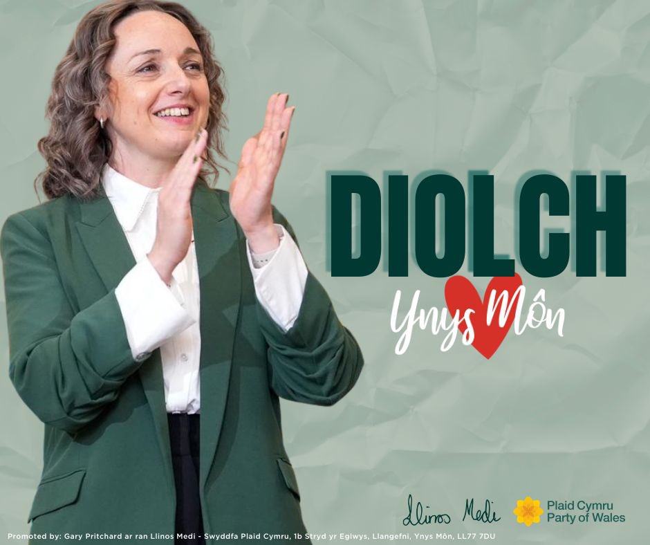 ❤️ Mae gymaint gen i i’w ddweud, ond am rwan, diolch o galon, Ynys Môn. 

❤️ I have so much to say, but for now, I just want to say a heartfel thank you, Ynys Môn.