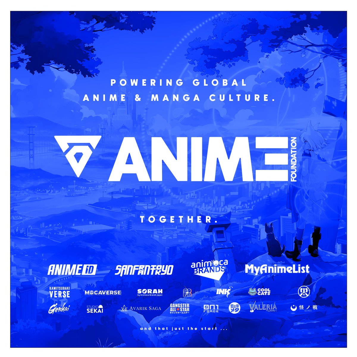 1/ The Anime Foundation was founded to catalyze global anime culture, building out an ecosystem of experiences for fans to get closer to their favorite anime titles 🤝

To enact meaningful change, we are grateful to be working closely with our traditional web2 industry partners