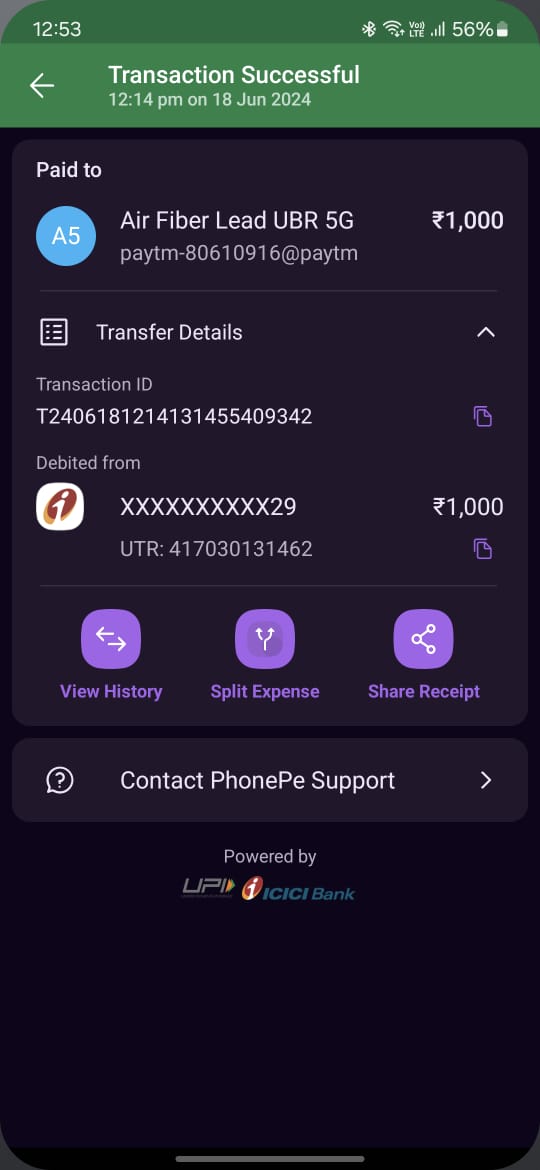 amit_mehar's tweet photo. Fooling us @JIOAIRFIBERIN @reliancejio.Booked on 18 May, no progress in 3 weeks. Went Jio office waited 6hr  Robin(employee) said my account not generated. @JioCare must act. Demand full refund of ₹4182.46
@TRAI, can you help? 
Now switched to @airtelindia @Airtel_Presence https://t.co/2oYPSXv8LV
