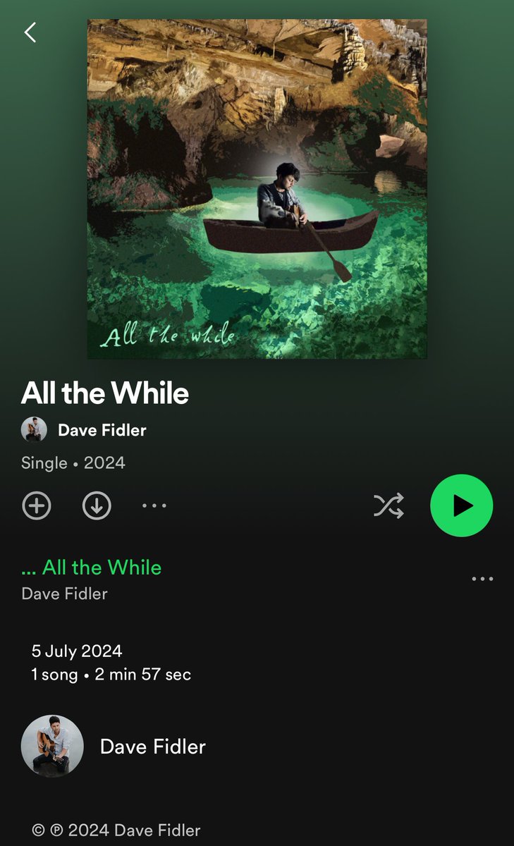 davefid's tweet image. New single out today! open.spotify.com/track/3APMYIjY…