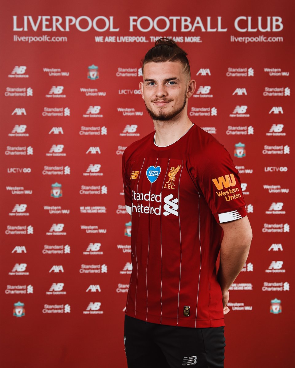 LFC's tweet photo. Harvey Elliott signed his first professional contract #OnThisDay in 2020 🙌🔴 https://t.co/he8rLQegjH