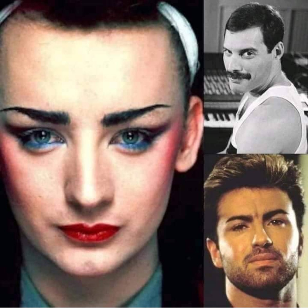 ¿ A los de mi generación nos vais a hablar de tolerancia?
Iros a vender vuestra mierda de negocio a otros
Nuestro ídolos de juventud eran estos y muchos otros gays, pero nos importaba un carajo con quién se acostaban.
Solo nos importaba su música.