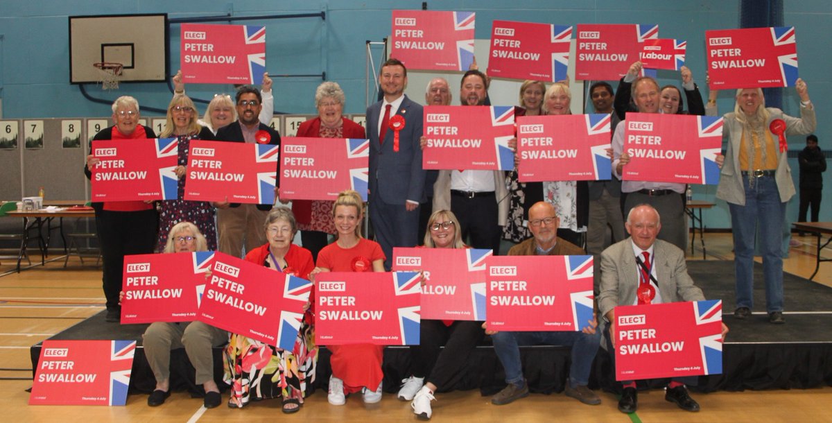 Bob Miller (@hctbn) on Twitter photo <a href="/PDJSwallow/">Peter Swallow MP</a> It wasn't a dream - well done Peter and <a href="/BracknellLabour/">Bracknell Labour</a> - the fight for 2029 starts here 🌹
<a href="/DrRoyBailey/">Dr Roy Bailey FRSA</a> <a href="/PDJSwallow/">Peter Swallow MP</a> It wasn't a dream - well done Peter and <a href="/BracknellLabour/">Bracknell Labour</a> - the fight for 2029 starts here 🌹
<a href="/DrRoyBailey/">Dr Roy Bailey FRSA</a>
