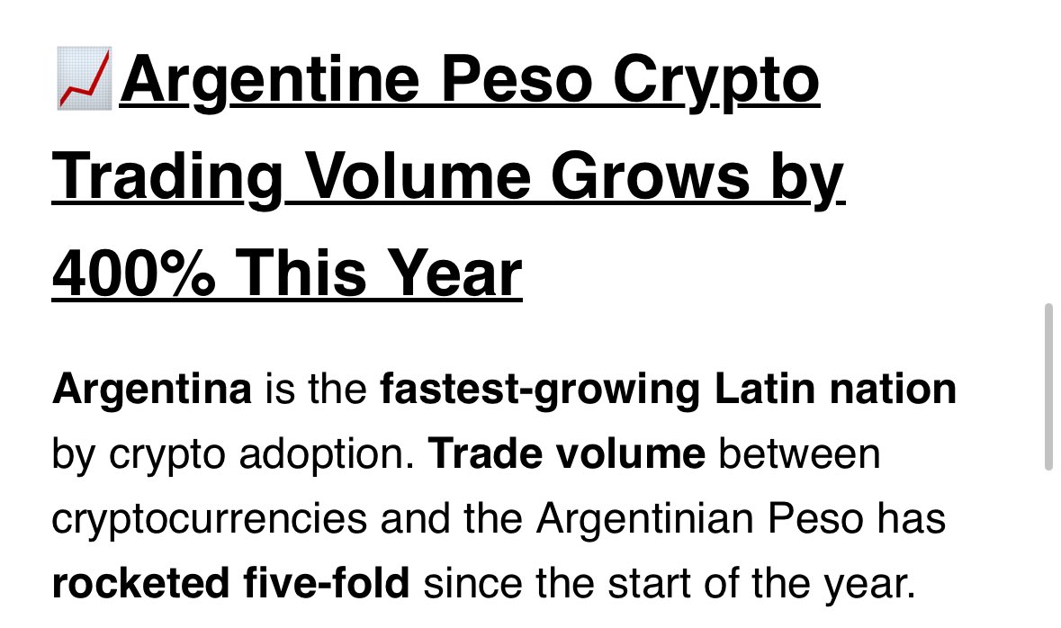 CT: bear market! we are all going to die!! ☠️ Argentina: 👇