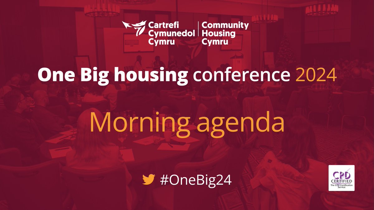 🎤 Keynote Speaker - Amanda Newton <a href="/rbhousing/">RBH</a>

📝 Workshops:
Mapping inequalities in loneliness <a href="/WCfPP/">Wales Centre for Public Policy</a>
Reaching customers in vulnerable circumstances <a href="/SmartEnergyGB/">Smart meters</a> 
Building affordable homes through community-led housing <a href="/Cwmpas_Coop/">Cwmpas</a> 
Building Safety <a href="/HughJamesLegal/">Hugh James</a> 

#OneBig24