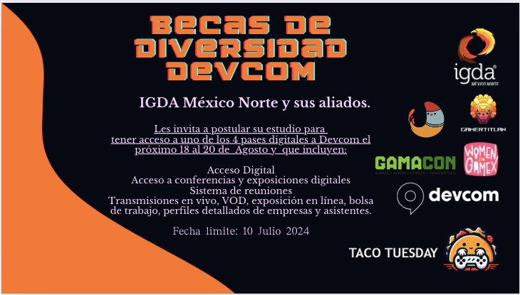 Excelente oportunidad para obtener una beca virtual para Devcom. 

facebook.com/share/p/NfpRSr…