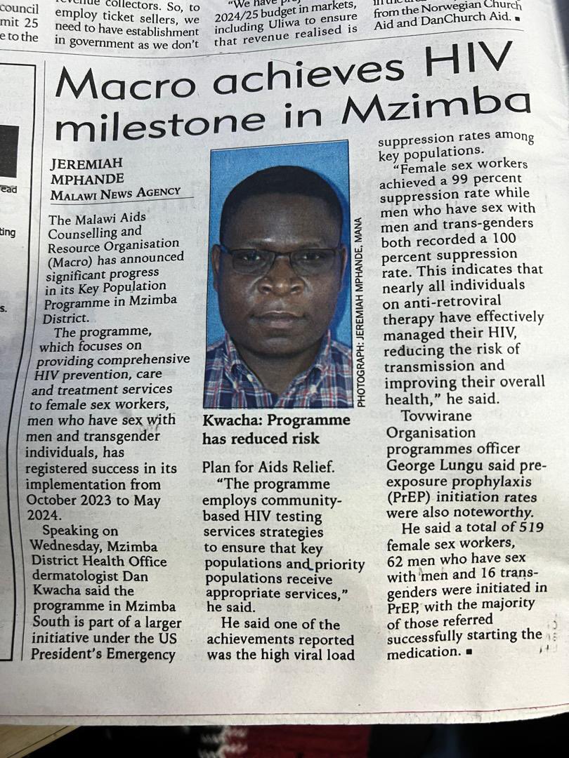 Trending in the news papers. MACRO is changing the narrative!!