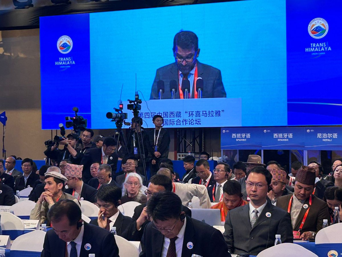 TharakaBalasur1's tweet photo. 2/2 I emphasized on Climate Prosperity Plan of Sri Lanka and China’s Global Development Initiative (GDI) to build on the 2030 SDGs with the aim to pool efforts to tackle global challenges. #Xizang #transhimalayan #sgd https://t.co/67F5cvGTfE