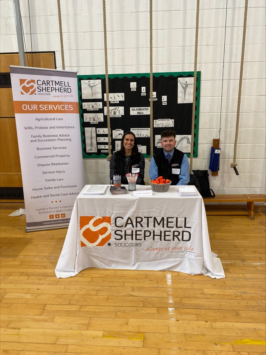 Today Sam Fawcett, Trainee Solicitor, and Carolina Brianezi Melchior, Legal Secretary, are attending the Work Ready event at Nelson Thomlinson School...

They will speak to the students about careers in Law and plans for their futures.

#ProudToSupport #AlwaysAtYourSide