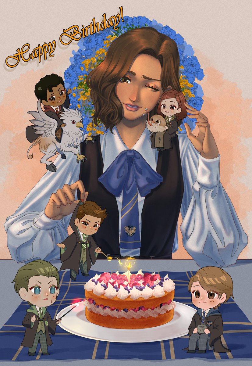 BeA_wesome's tweet photo. A big THANK YOU to @MegacuteViper for finishing this in just a week's time 💖 Always love how fast she creates such amazing commissions and makes my babygurl so pretty! 💕🤗

Happy Birthday to us my baby B💙! 

#HogwartsLegacy 
#HogwartsLegacyMC https://t.co/j5M9zHUuER