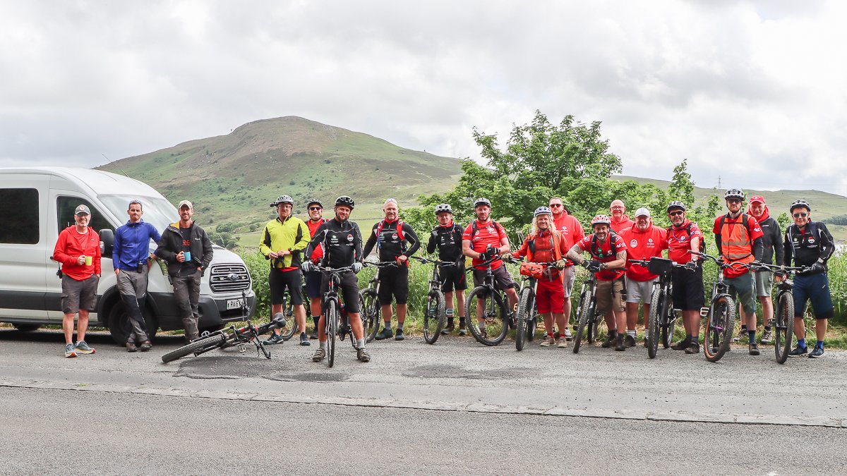 5in55's tweet image. Day 1 Stage 5 of the #bikeboatboot challenge for @tyhafan was a wonderful ride down to Lake Bala. 9.9 miles, but still (somehow) climbing 249 feet!