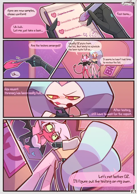 Helping.😋💕
#HelluvaBoss #Fizzarolli #Asmodeus 