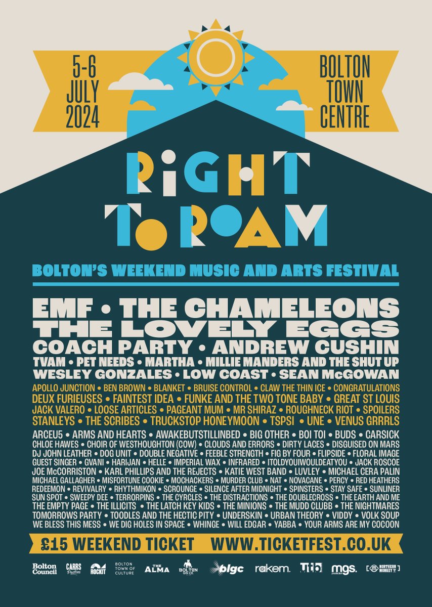 Percy band UK (@percybanduk) on Twitter photo Waking up to big news today. Celebrate with us on Saturday at the <a href="/righttoroamfest/">Right To Roam Festival Bolton</a>
We are on the Alma stage at 4pm - done before the footie starts ...
get your tickets here
ticketfest.co.uk/event/right-to… Waking up to big news today. Celebrate with us on Saturday at the <a href="/righttoroamfest/">Right To Roam Festival Bolton</a>
We are on the Alma stage at 4pm - done before the footie starts ...
get your tickets here
ticketfest.co.uk/event/right-to…