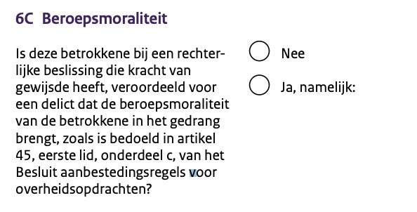 In bibobzaken wordt iedere fout op een formulier al snel als valsheid in geschrifte gezien. Gezegd wordt dan vaak dat eenieder de vragen moet kunnen begrijpen. Maar dan vraagt men dit, aan burgers en kleine bedrijven: