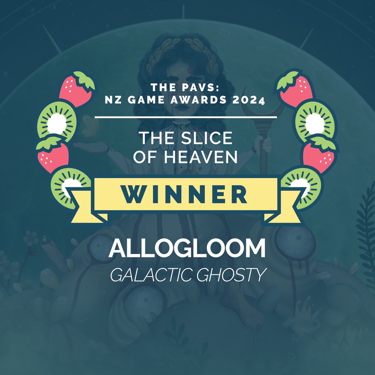 And last but certainly not least… the grand prize for the Pavs 2024 went to Allogloom (Galactic Ghosty)

🍰 The Slice of Heaven (Grand Prize) 🍰

🏆The Finalist is chosen based on overall excellence in concept, execution, innovation, creativity, and enjoyability.

#thepavs24