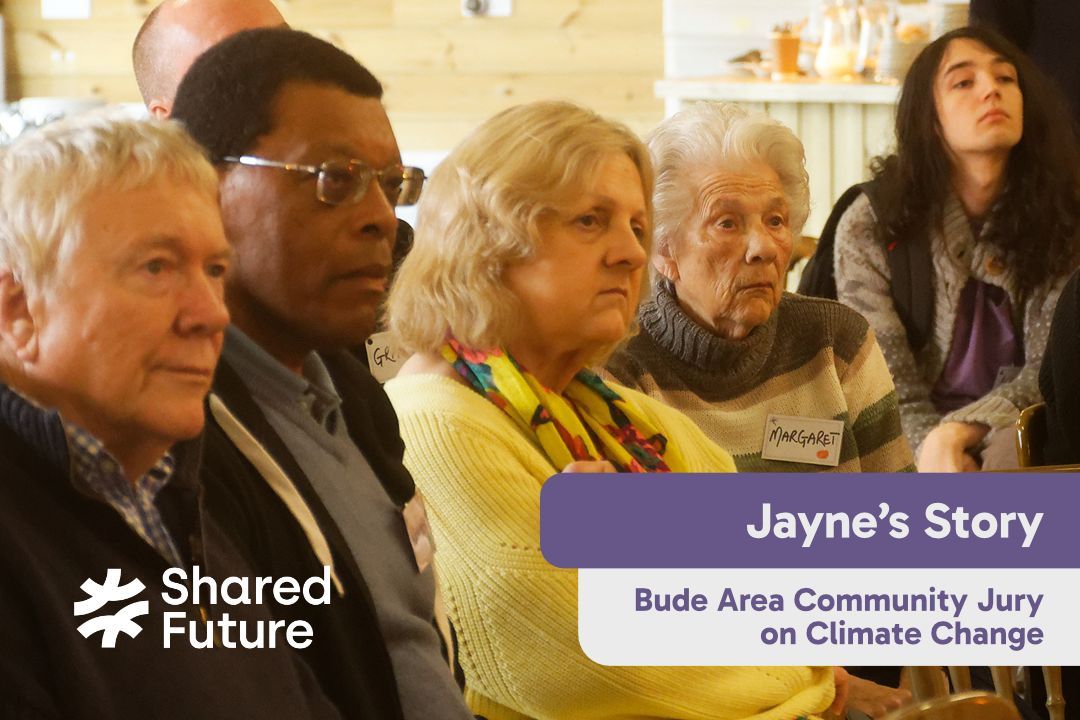 Shared Future CIC (@sharedfuturecic) on Twitter photo The #first100days can make or break a new government.
But what do ordinary #citizens get up to in the first 100 days after a Citizens' Jury?
Quite a lot actually! Hear more from Jayne here: buff.ly/3L6gmUV
#ClimateChange #Election #CitizensAssembly <a href="/BudeClimate/">Bude Climate Partnership</a> The #first100days can make or break a new government.
But what do ordinary #citizens get up to in the first 100 days after a Citizens' Jury?
Quite a lot actually! Hear more from Jayne here: buff.ly/3L6gmUV
#ClimateChange #Election #CitizensAssembly <a href="/BudeClimate/">Bude Climate Partnership</a>