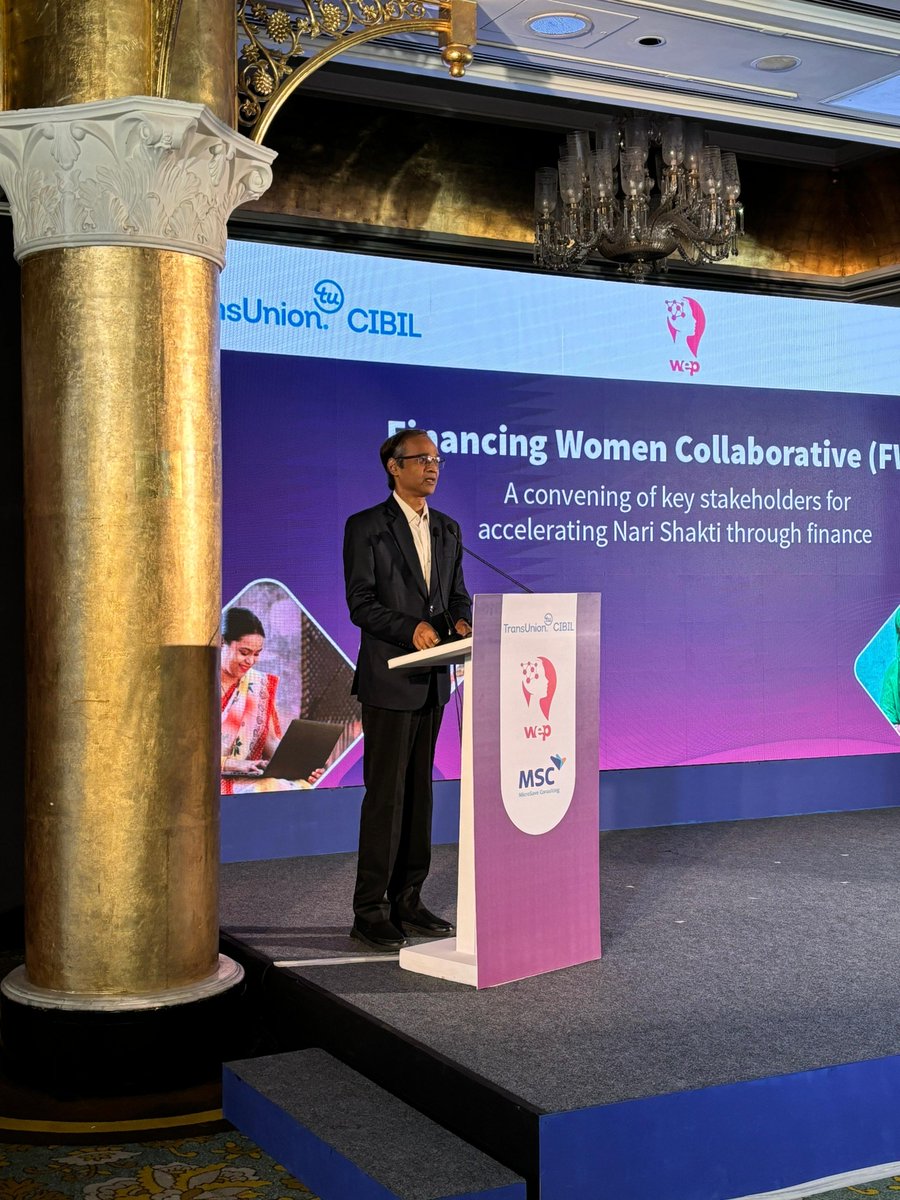 Women Entrepreneurship Platform (@wep_community) on Twitter photo Growth of our national GDP is linked to raising credit for women entrepreneurs, so it’s ever so important that women entrepreneurs have a share of the available credit.
-Mr. Neeraj Nigam, Executive Director, <a href="/RBI/">ReserveBankOfIndia</a> at FWC Event Growth of our national GDP is linked to raising credit for women entrepreneurs, so it’s ever so important that women entrepreneurs have a share of the available credit.
-Mr. Neeraj Nigam, Executive Director, <a href="/RBI/">ReserveBankOfIndia</a> at FWC Event