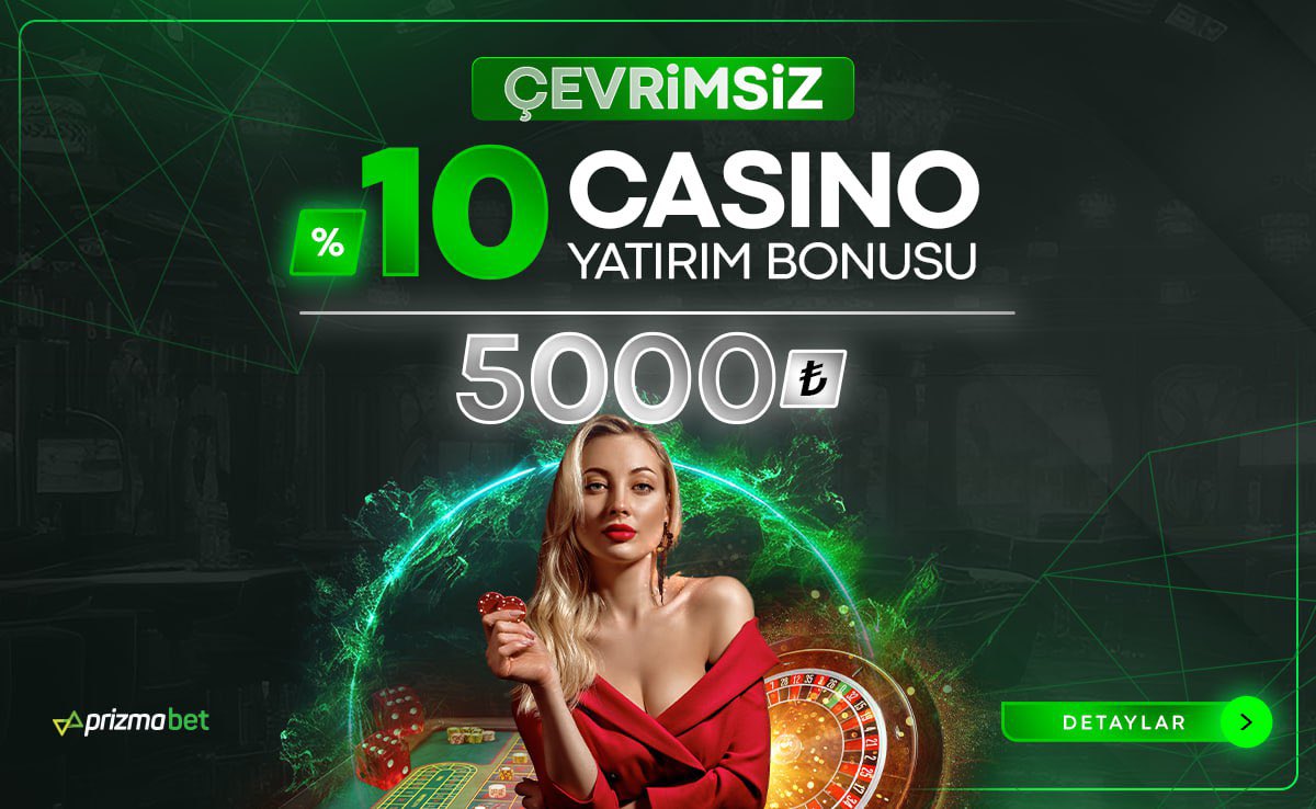 ♠️ Casinocuları da unutmadık. Artık canlı masalar sadece Prizmabet'te açılacak !   
   
🎪Oyuna hoşgeldin tadında ÇEVRİMSİZ CASINO BONUSU artık elinizin altında...   
   
👇Detaylar:  prizmabet539.com