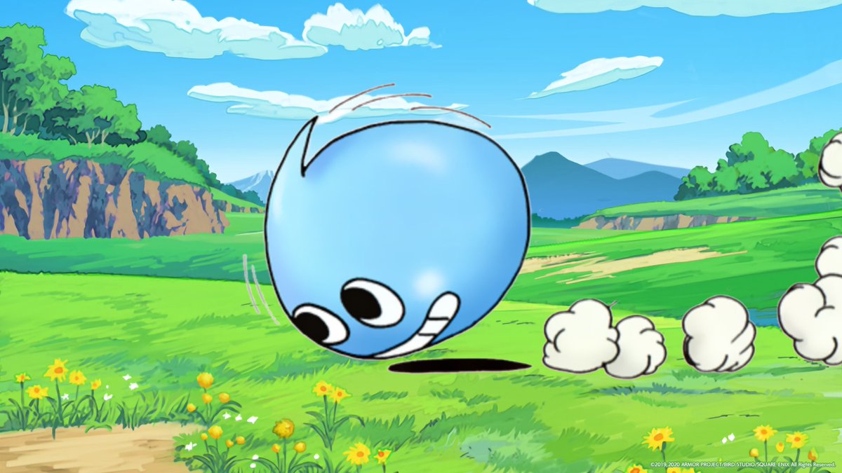 Shadowbanned Slime, what will they do?

Rolling, rolling, rolling~!
No one can stop this round menace!