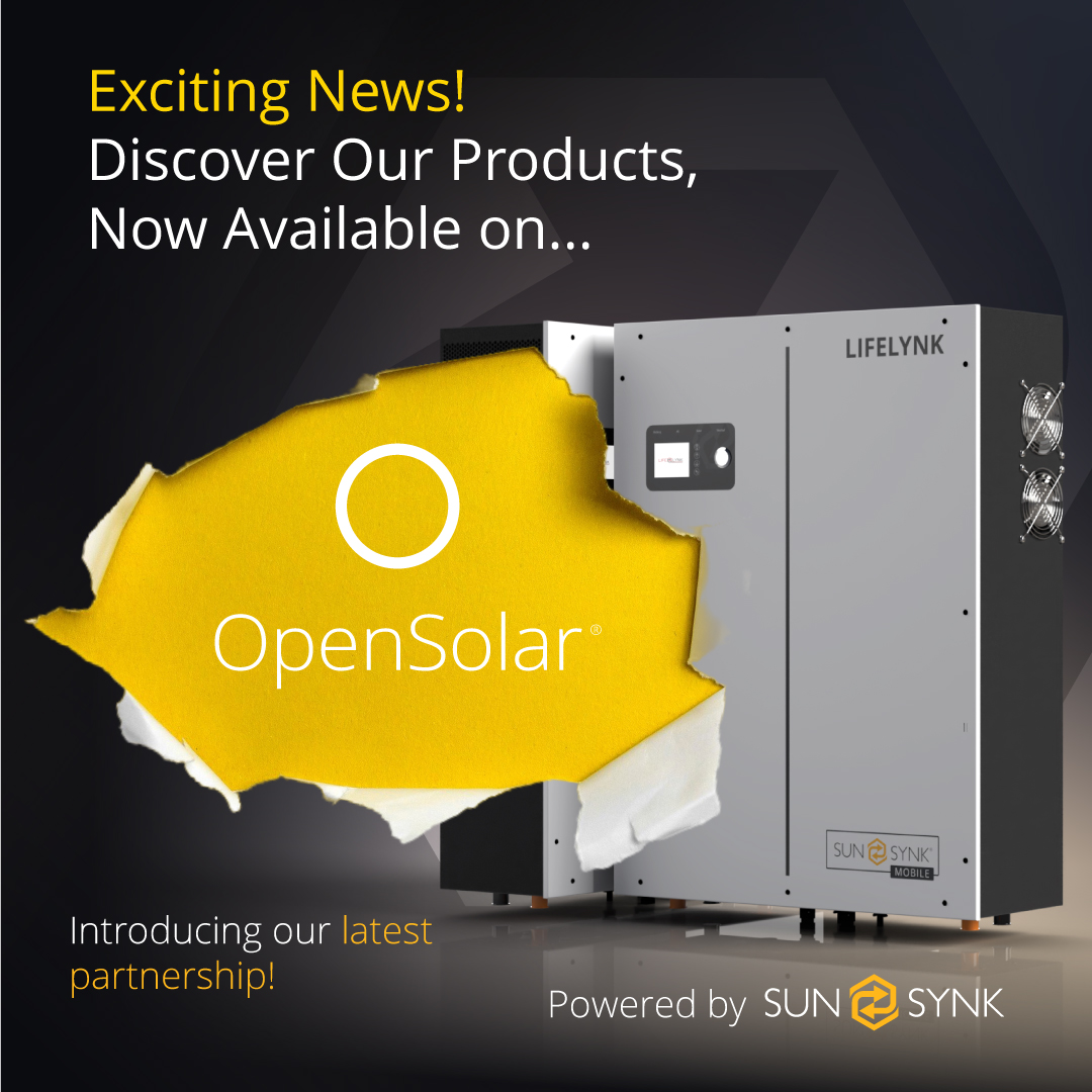 🌞💡 Exciting News! 💡🌞 
Introducing our latest partnership with OpenSolar, a leader in solar project design! 

🔗 Discover the power of our combined offerings and take your solar projects to the next level: bit.ly/4efXKyZ

#Sunsynk #OpenSolar #RenewableEnergy