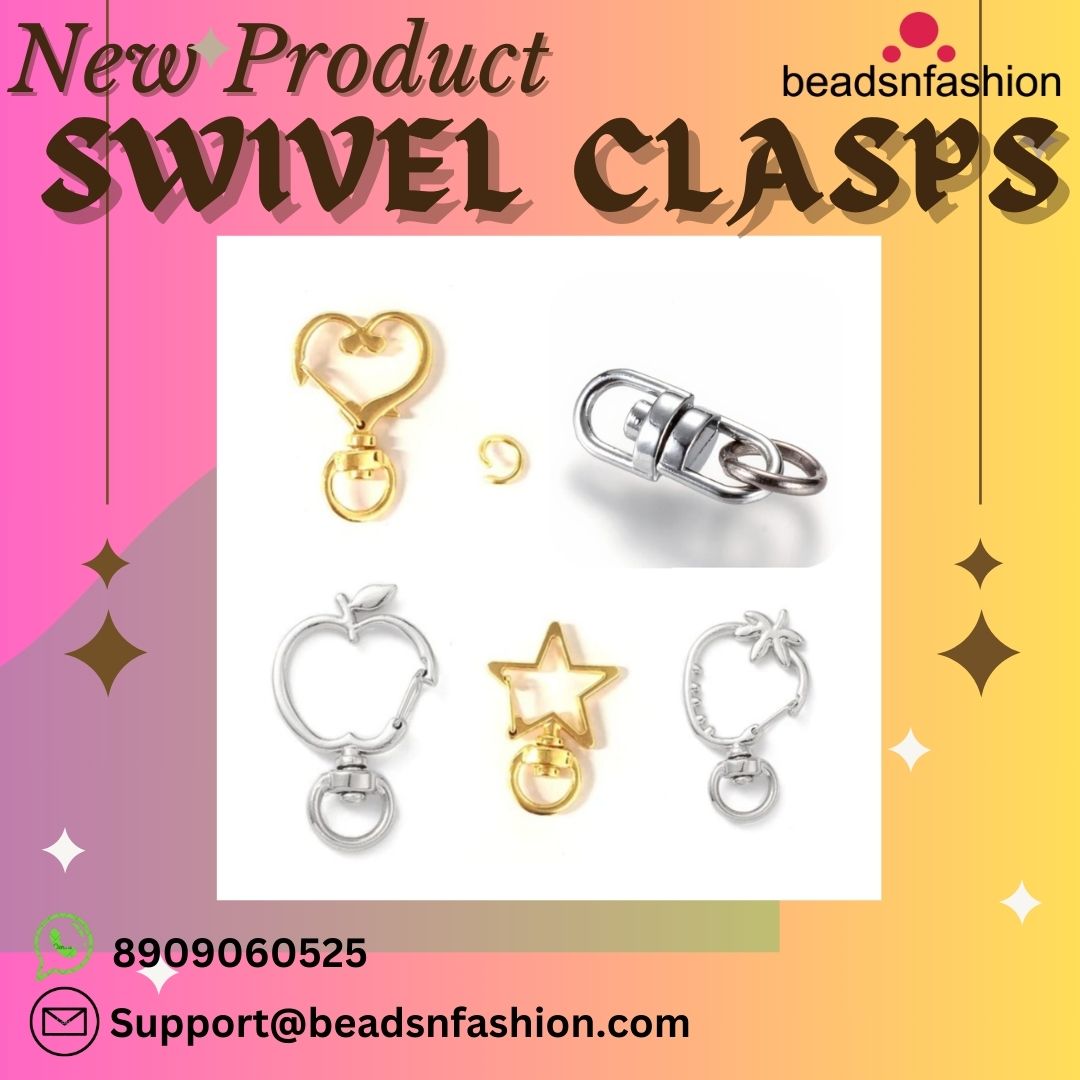 beadsnfashion's tweet image. Swivel Clasps Collection | New Arrivals
#beadsnfashion #indianbeads #clasps #jewellerymaking #craft #makingmemories #ideas
Buy Swivel Clasps: bit.ly/4cLVrC5
You Can Also Check Our Catalogues: wa.me/c/918909060525