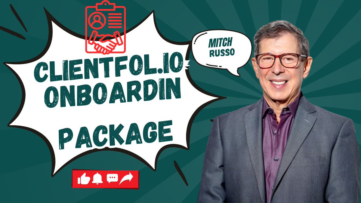 sabbirr56915571's tweet image. ClientFol.io Client Onboarding Package in action | A Complete Walkthrough #ClientFol
Visit: youtu.be/xjGfXkJnewg
#certification #coaching #coaching #Onboarding #Packageinaction #Packageinaction #Packageinaction #Packageinaction #Packageinaction #Packageinaction
