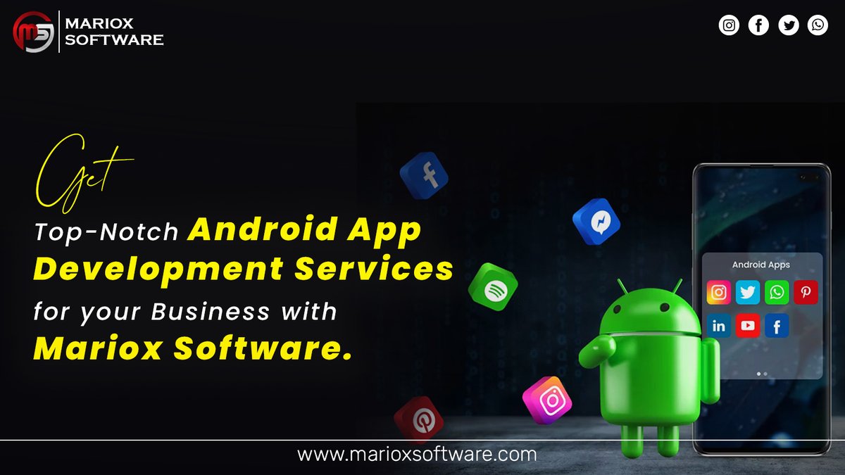 MarioxSoftwares's tweet image. Mariox Software Pvt. Ltd. has 8 years of experience in Android app development services ✔️ More than 50+ successful mobile app developments ✔️ UI/UX in compliance with Android&apos;s standards. #AndroidAppDevelopment #AndroidProgramming #CustomAndroidApp #AndroidSoftwareDevelopment