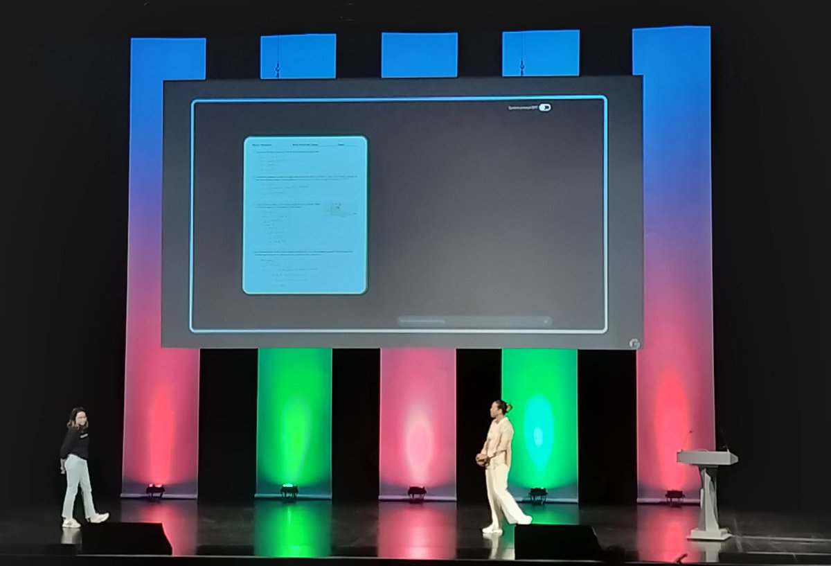 What an incredible talk by Anu and Grace from <a href="/GoogleForEdu/">Google for Education</a> focussing on how AI isn't about replacing people, it's about expanding capacity. Thank you for your insights at Red Kite Day 7 #rkd7 #empowerment #inclusion